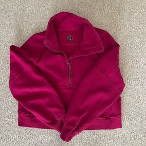 Scuba Oversized Funnel Neck Half Zip